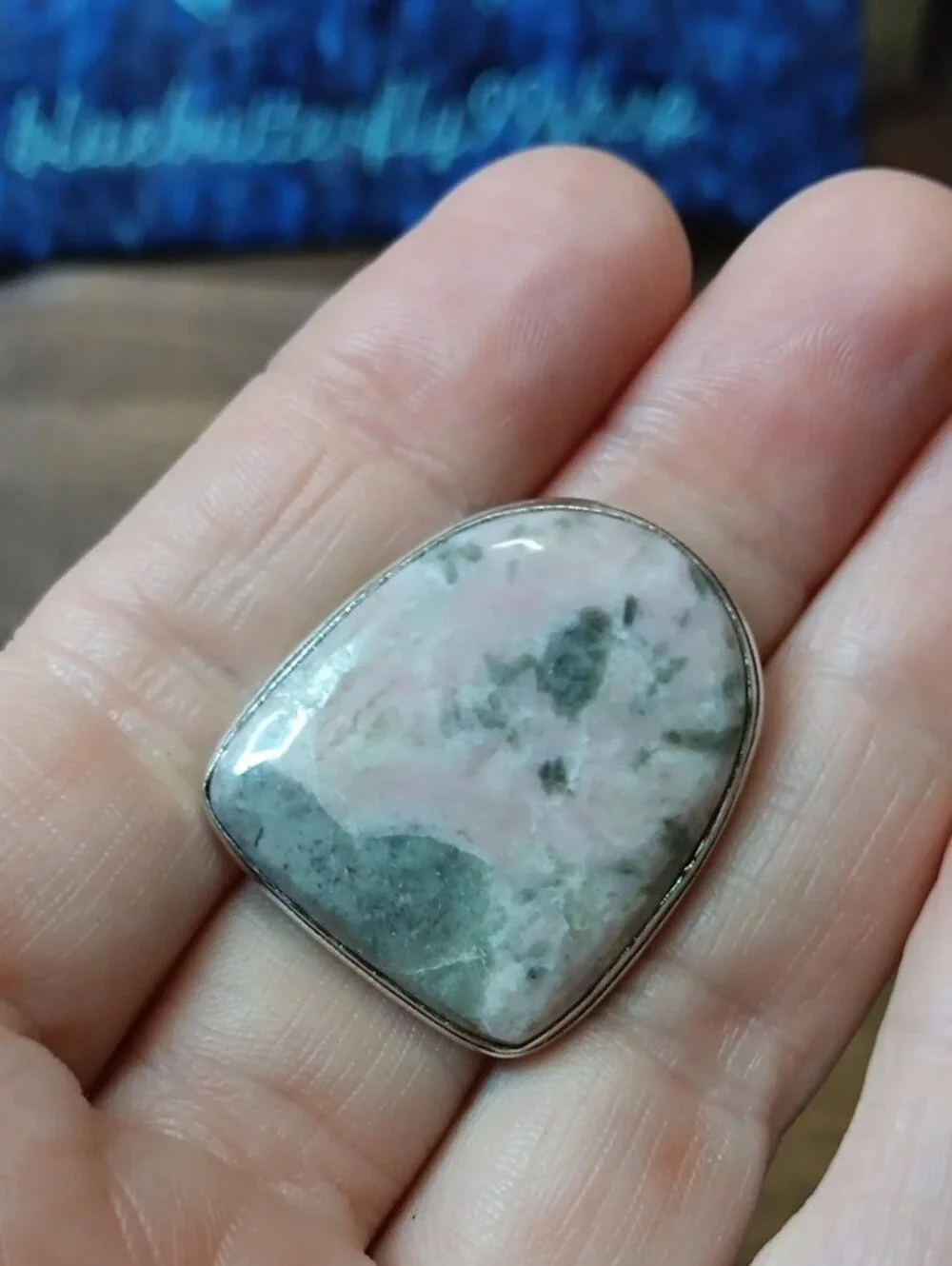 Handcrafted Pink Cobalt Calcite Statement Ring - Women Jewelry